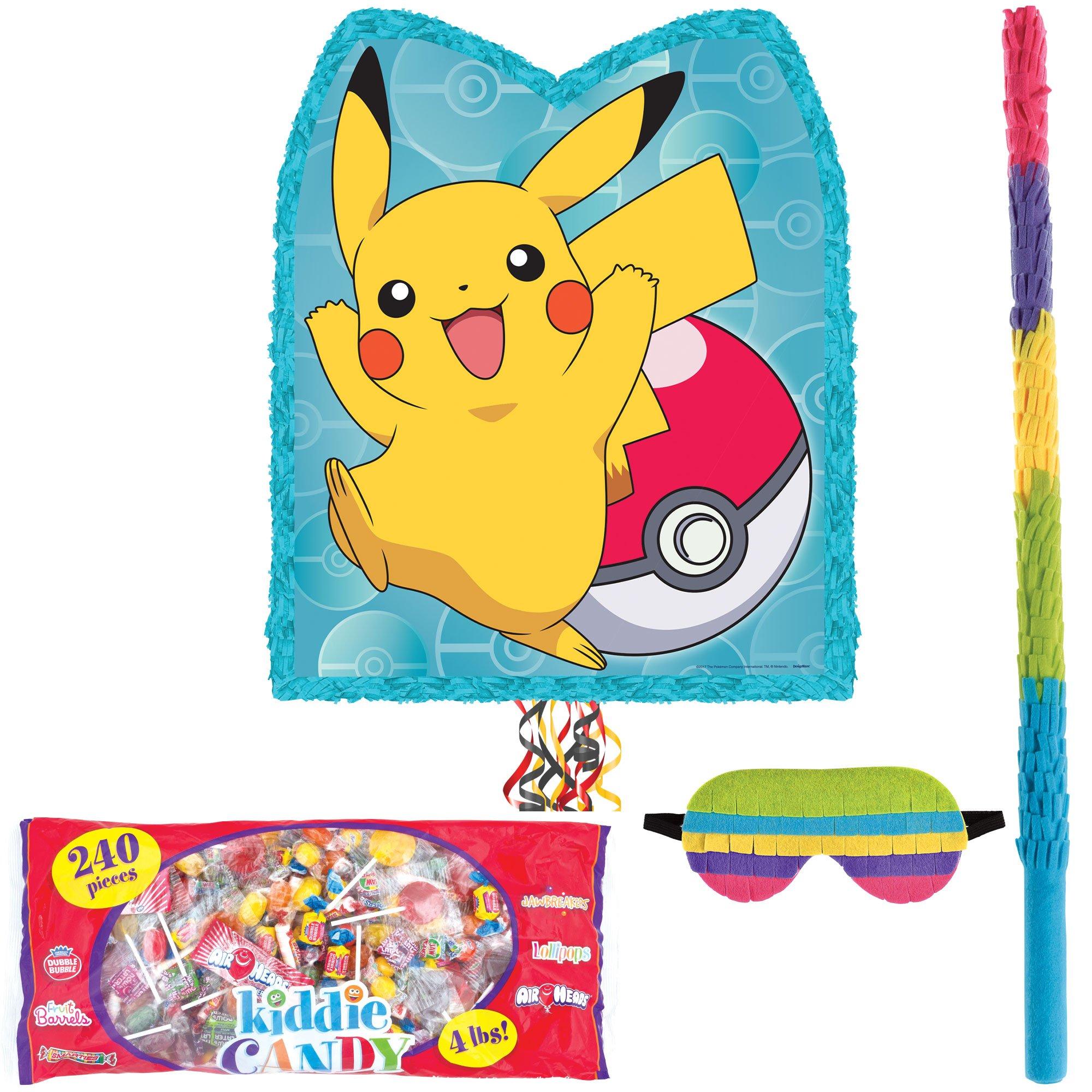 Pull String Poké Ball Pinata Kit with Favors - Pokémon