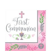 Girl's First Communion Lunch Napkins 36ct