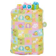 4pcs 24*18cm Baby Girl Pink 3D Sparkle Baby Shower Party Large Paper Gift Bag 