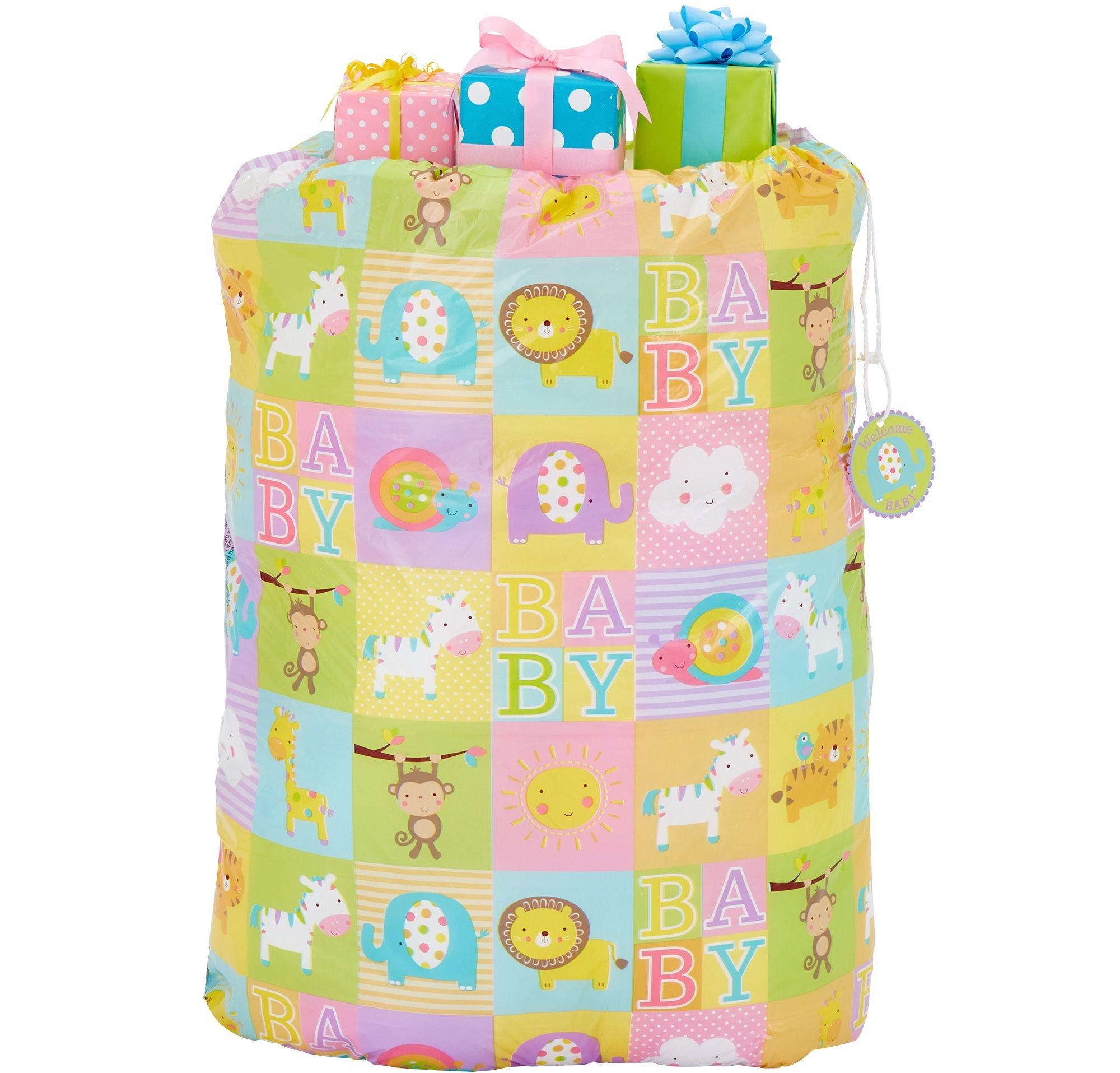 2 Pcs 70 Inches Jumbo Gift Bag for Baby Shower, Large Oversized