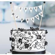Just Married Cake Bunting