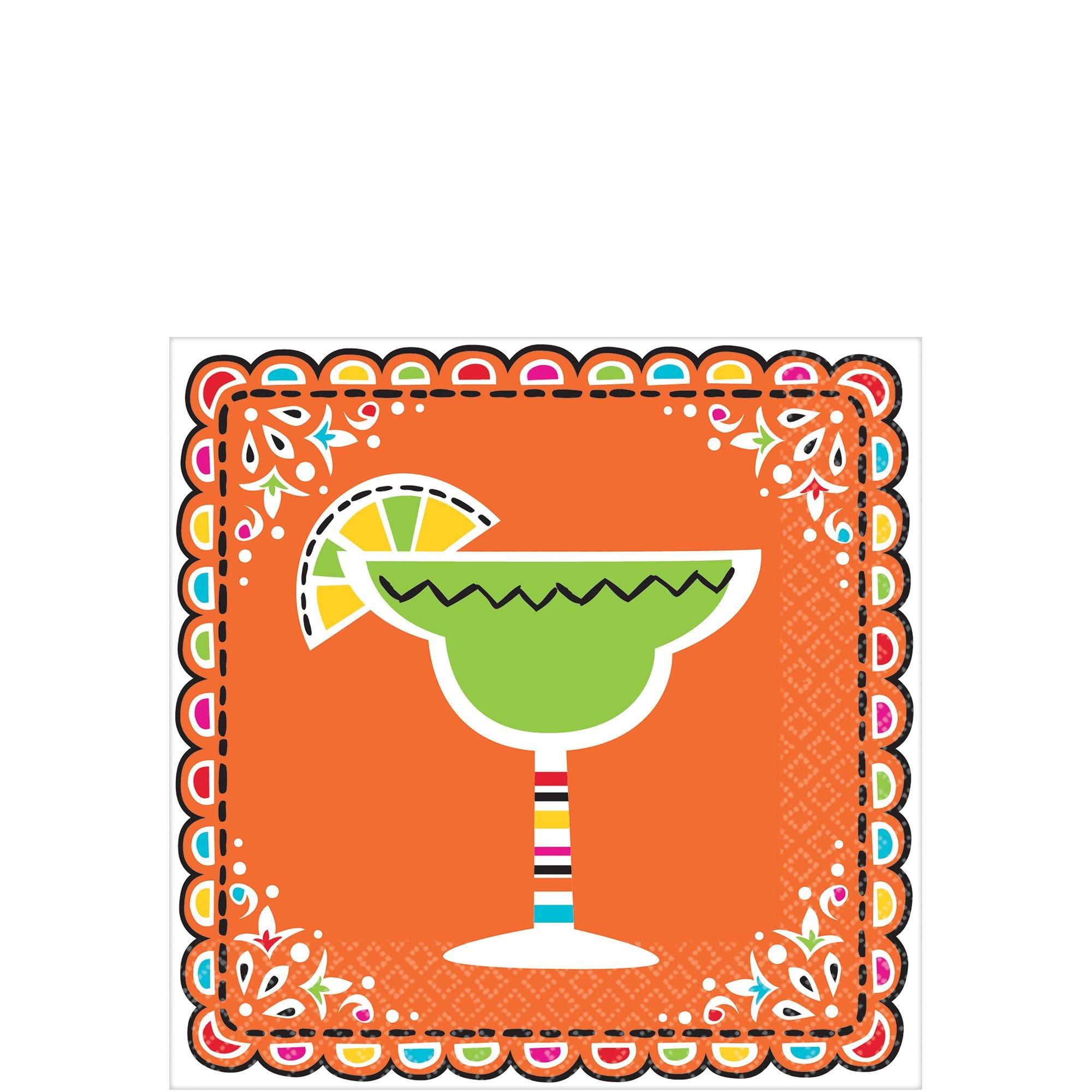 Fiesta Beverage Napkins 36ct Size Beverage Napkin Party City