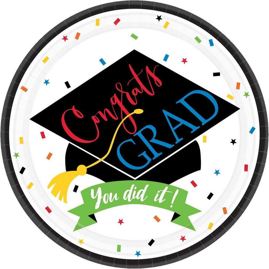 You Did It Grad Lunch Plates 60ct 