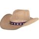 Patriotic Burlap Cowboy Hat