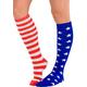 Patriotic American Flag Knee Socks