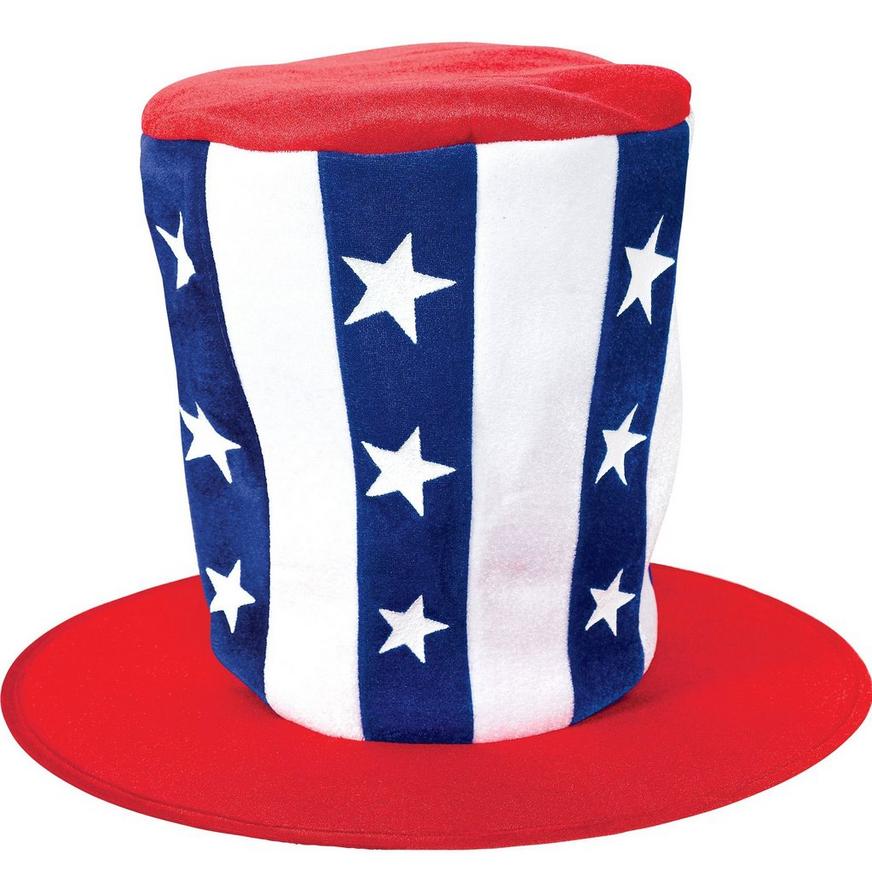 Tall Patriotic Top Hat