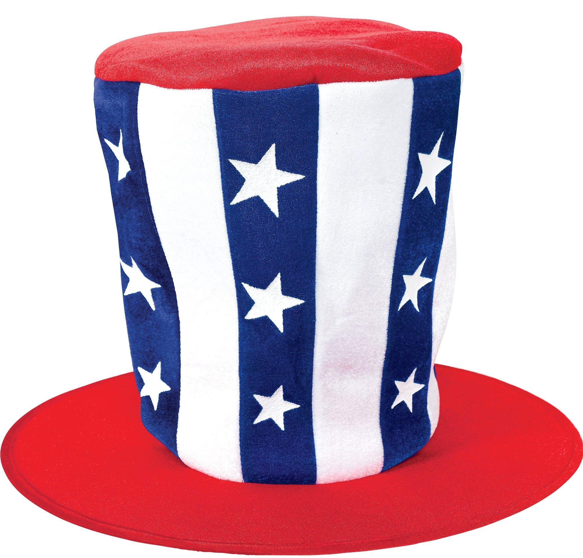 Tall Patriotic Top Hat