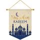 Metallic Gold Ramadan Kareem Canvas Banner