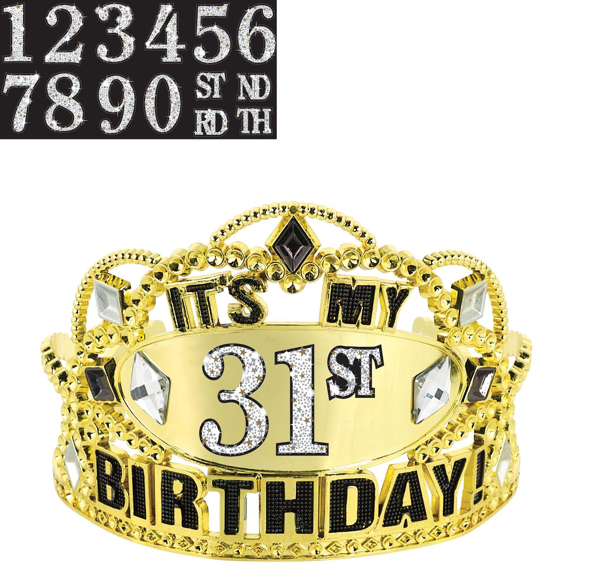 Sparkling Celebration Birthday Tiara Kit 5 1/2in x 5in Party City