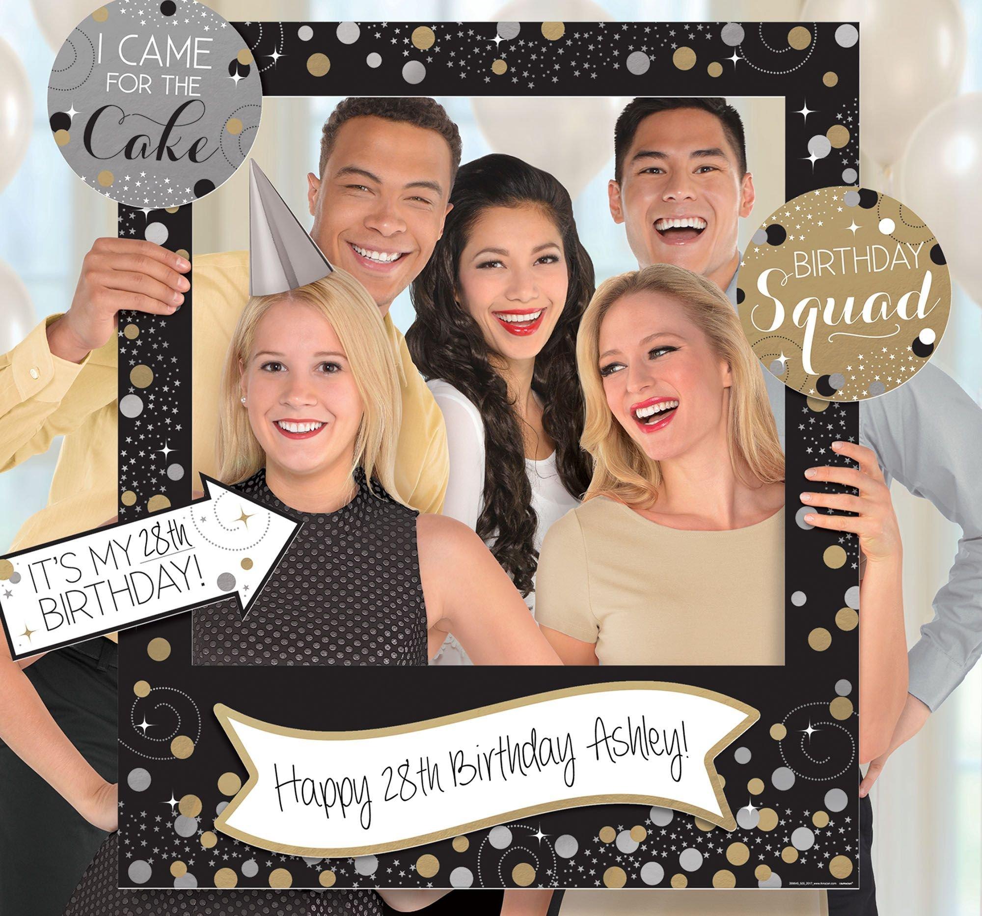 Giant Sparkling Celebration Birthday Photo Frame Kit