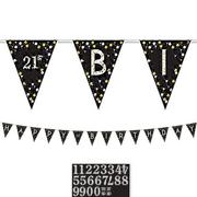 Sparkling Celebration Birthday Pennant Banner Kit
