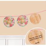Floral & Lace Rustic Wedding Advice Cards Set