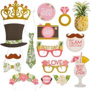 Tropical Wedding Photo Booth Props 16ct
