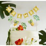 Tropical Wedding Cake Bunting