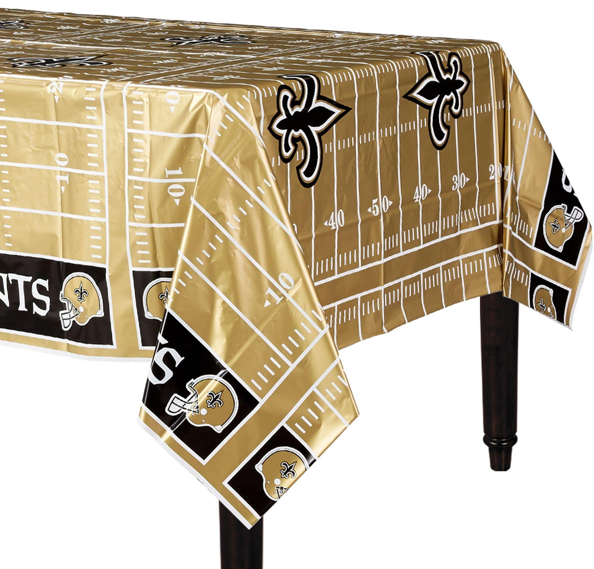 New Orleans Saints Table Cover 54in x 96in Party City