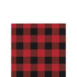 Buffalo Plaid Paper Beverage Napkins, 5in, 16ct