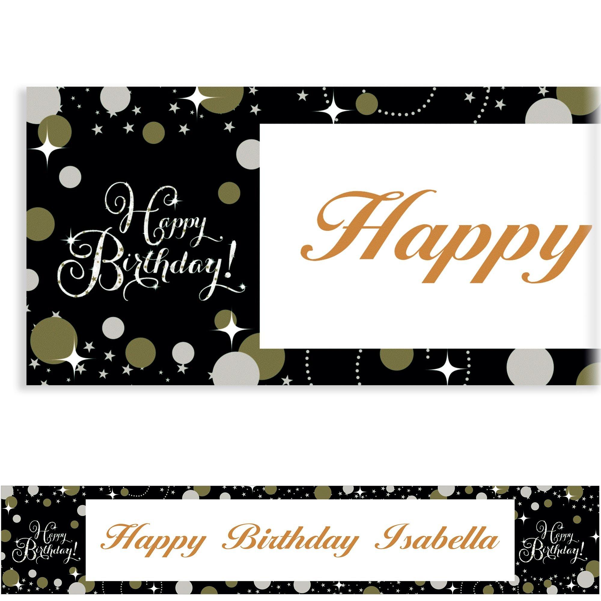 Custom Sparkling Celebration Banner