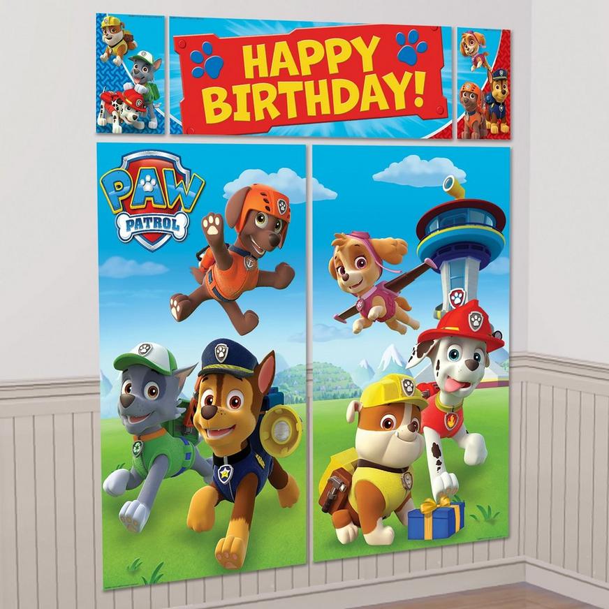 PAW Patrol Scene Setter with Photo Booth Props