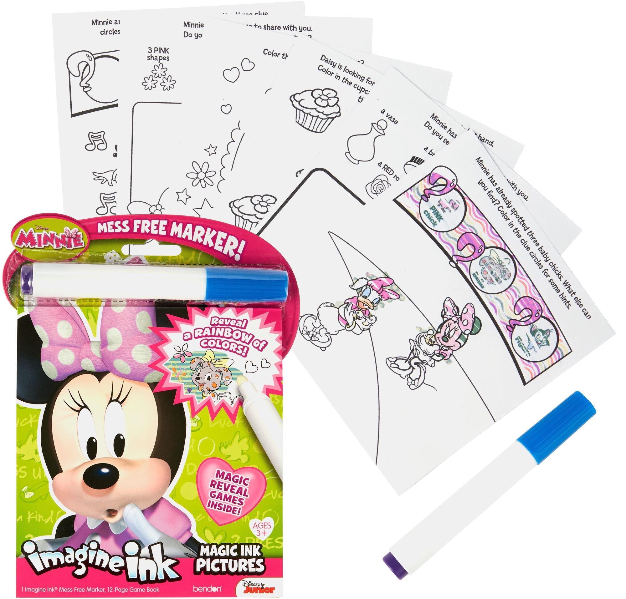 Disney Junior Minnie Mouse Imagine Ink Mess Free Game Book 1 ct