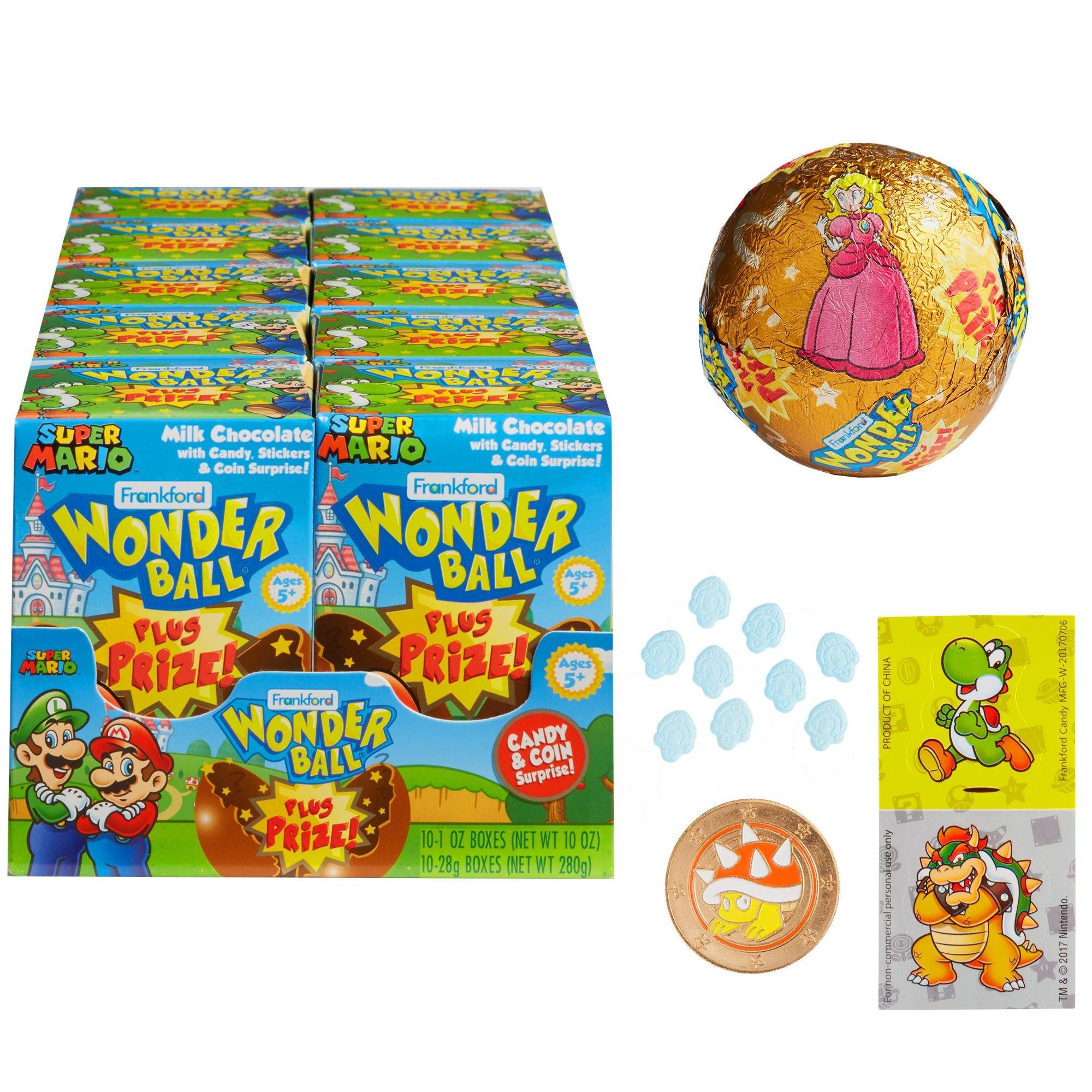 Milk Chocolate Super Mario Wonder Ball 1oz Party City