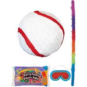 Baseball Pinata Kit with Candy & Favors