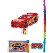 Lightning McQueen Car Pinata Kit with Candy & Favors - Cars 3