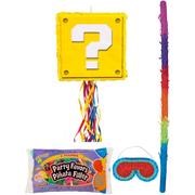 Question Block Pinata Kit with Candy & Favors - Super Mario