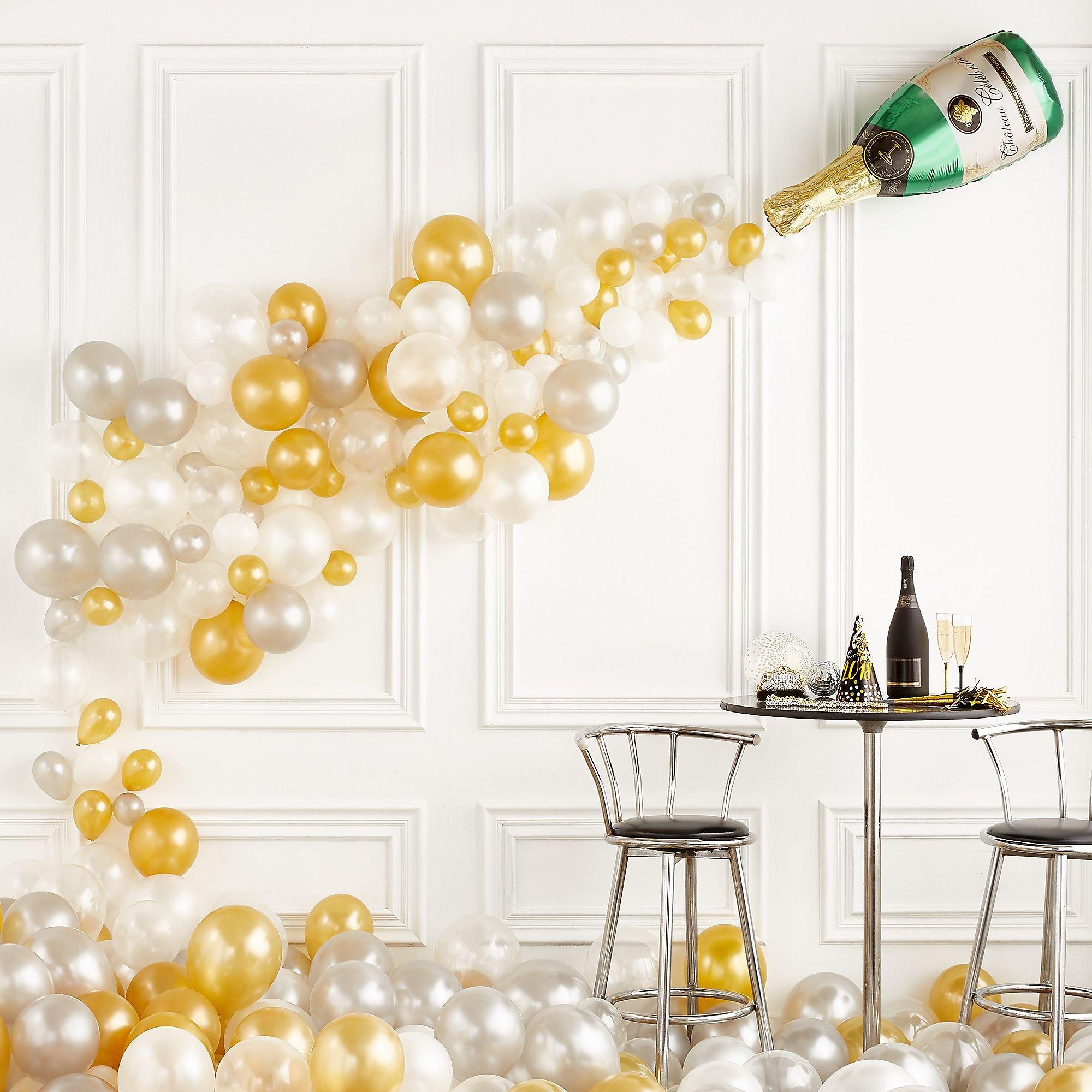 Champagne shop bottle balloon