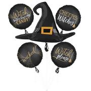 Wicked Witch Balloon Bouquet 5pc