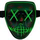 Light-Up Green Stitch Face Mask