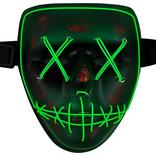Light-Up Green Stitch Face Mask