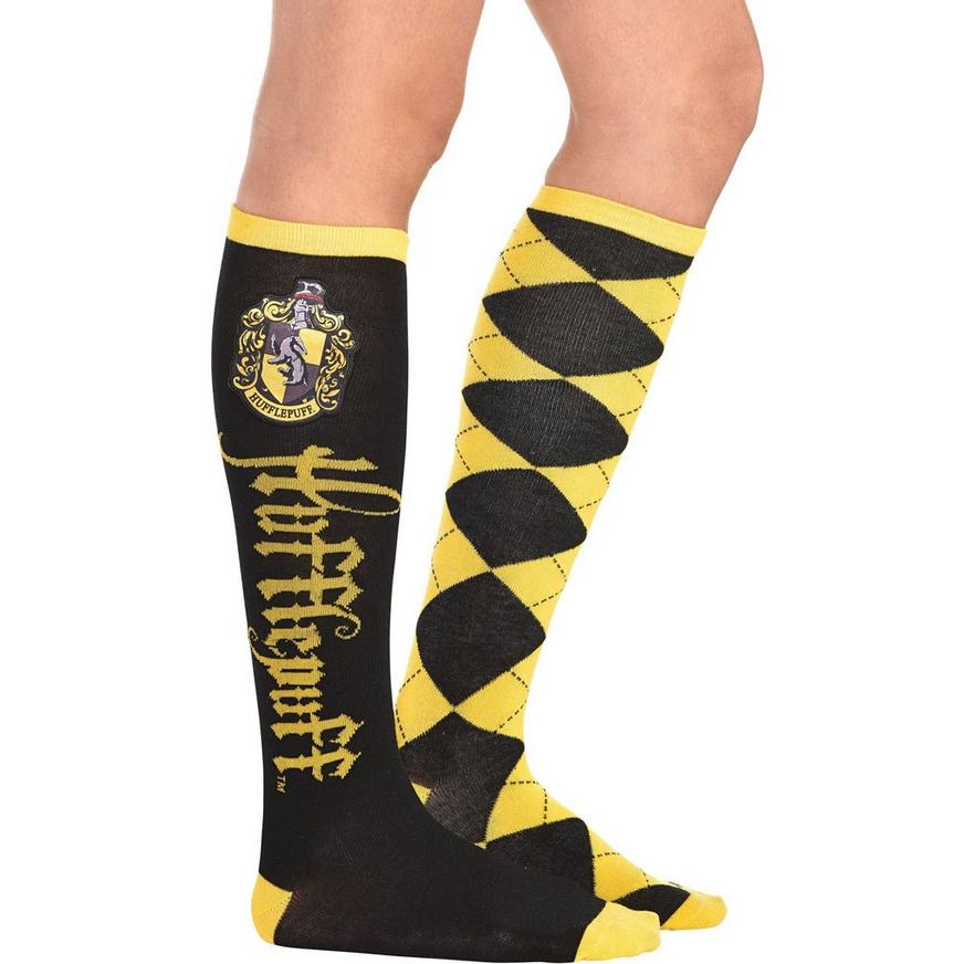 Harry Potter Hufflepuff Striped Knee High Socks 