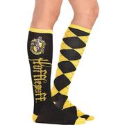 Adult Mismatched Hufflepuff Knee-High Socks - Harry Potter