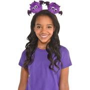 Girls Purple Bat Headband