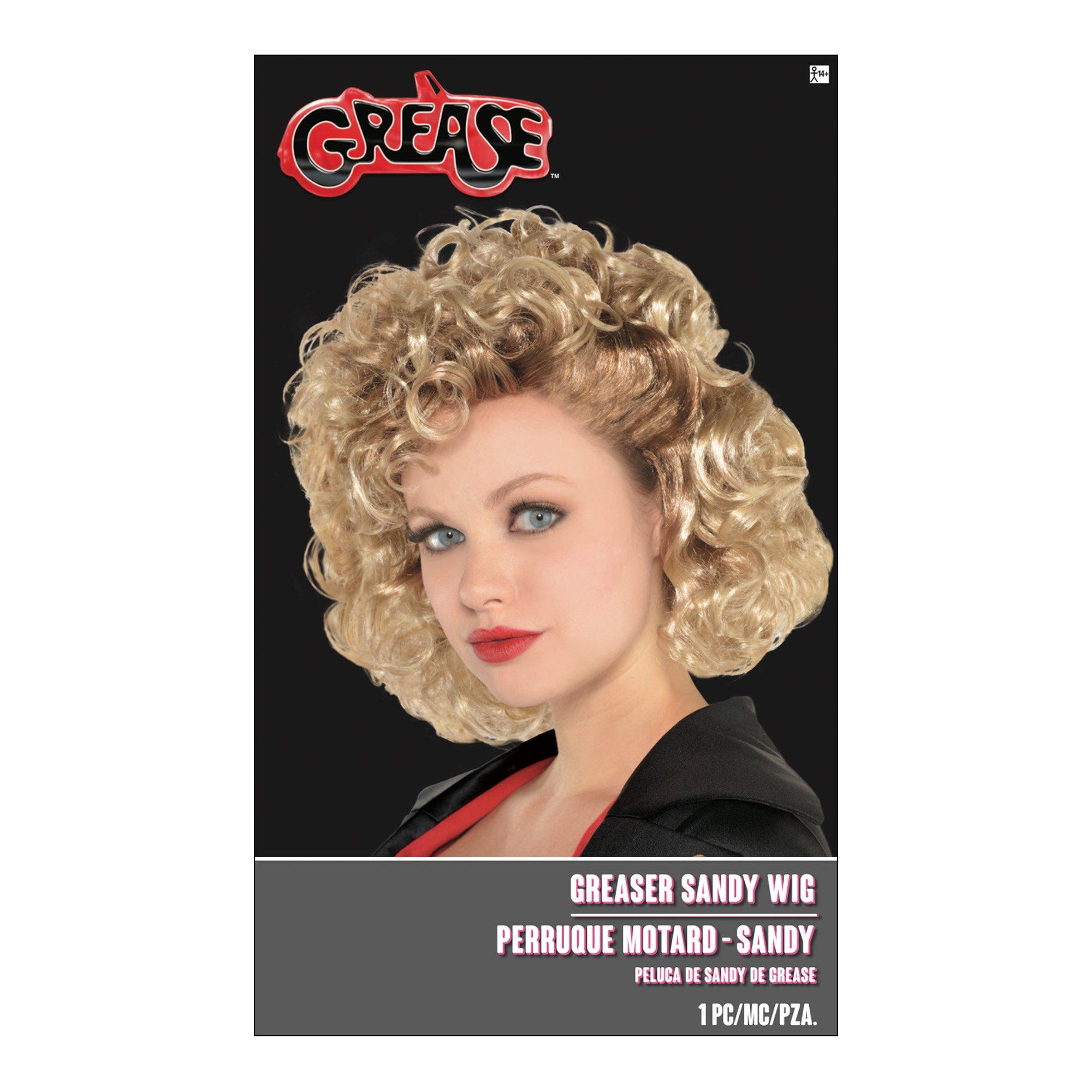 Sandy Olsson Greaser Wig Grease Party City