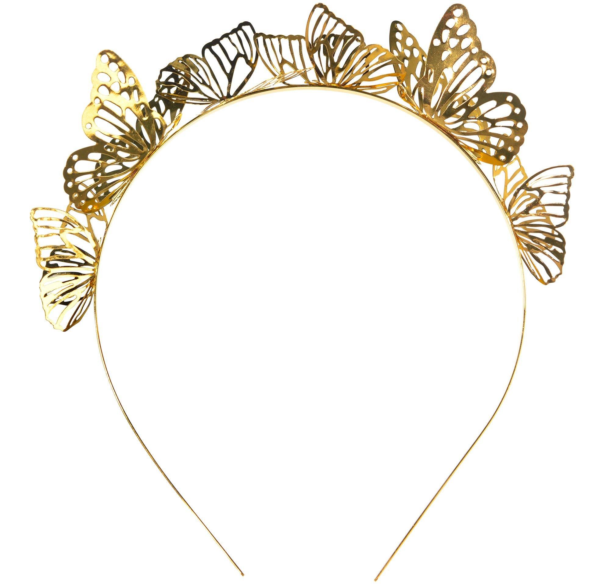 Golden Butterfly Headband