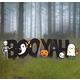 Booyah Plastic Yard Sign Phrase Set, 11.5in Letters - Halloween Friends
