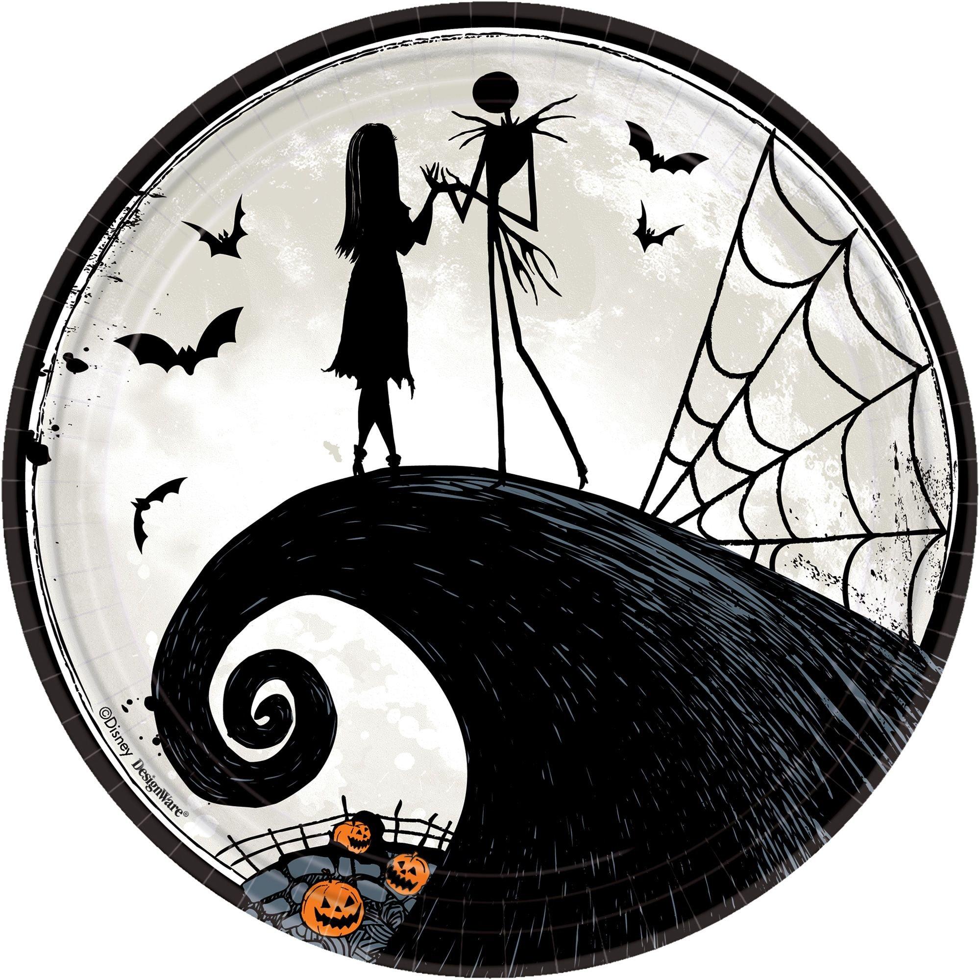 The Nightmare Before Christmas Lunch Plates 8ct Party City