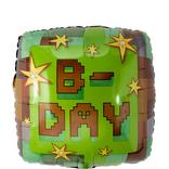 Pixelated Birthday Balloon
