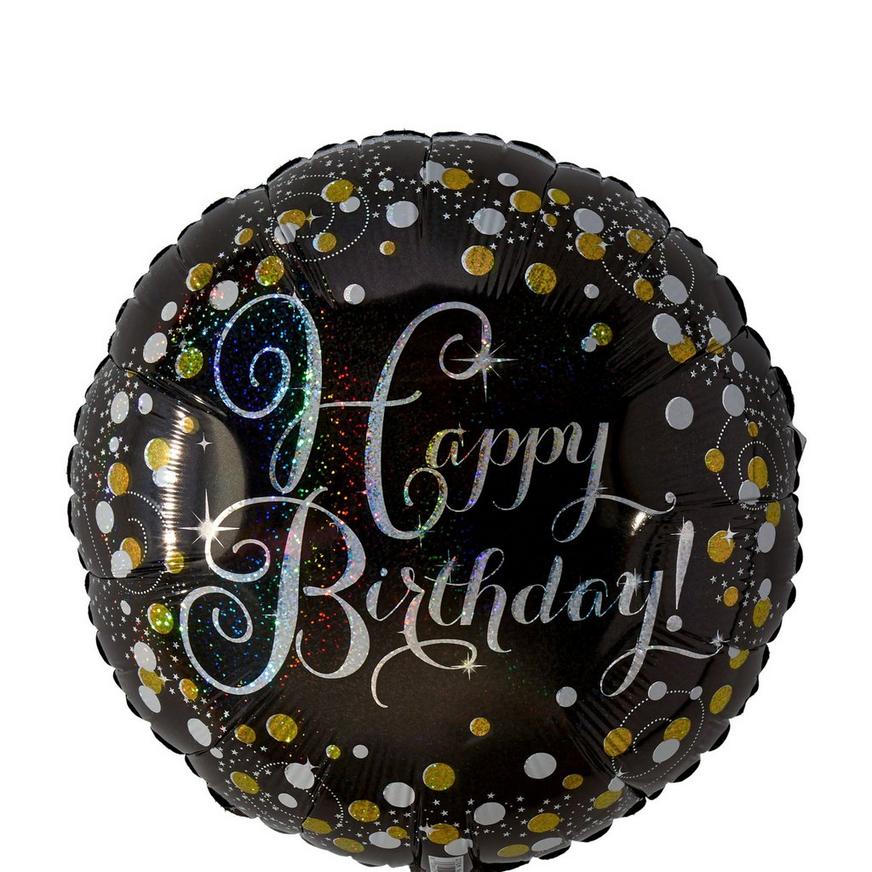Prismatic Birthday Balloon - Sparkling Celebration