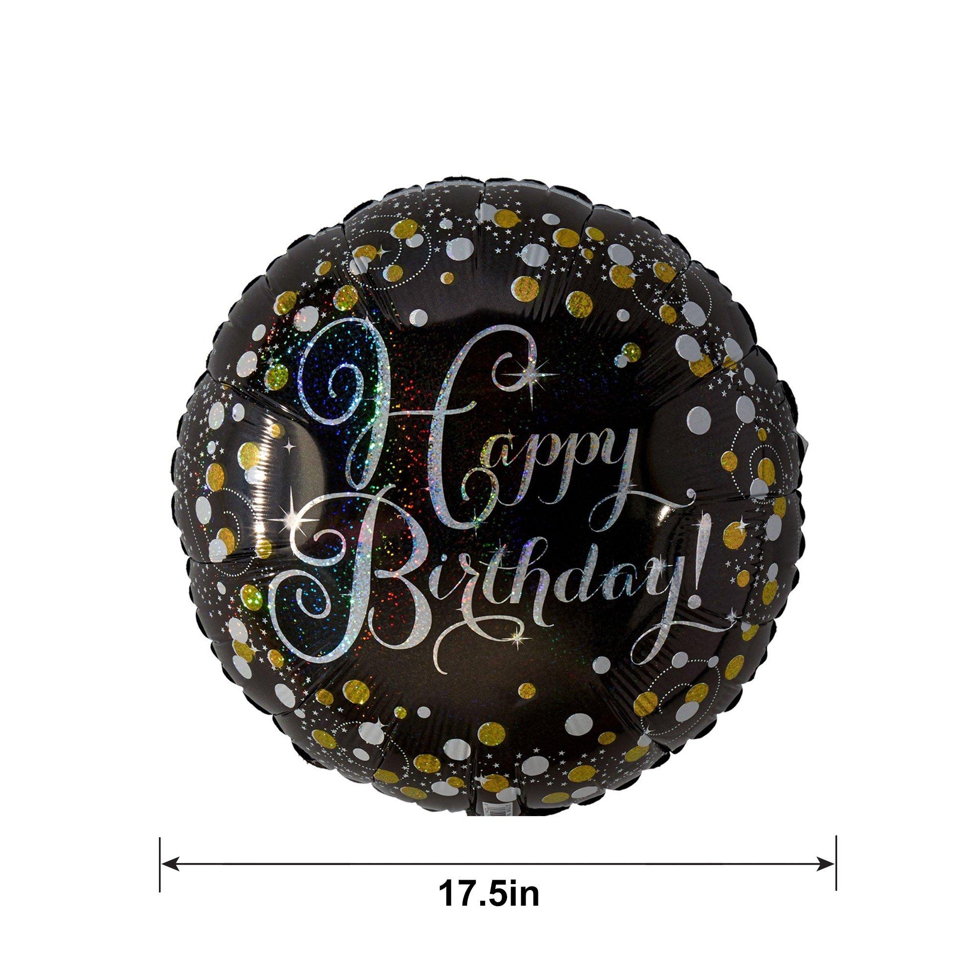 Prismatic Birthday Balloon - Sparkling Celebration