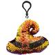 Clip-On Sequin Witch Hat Plush