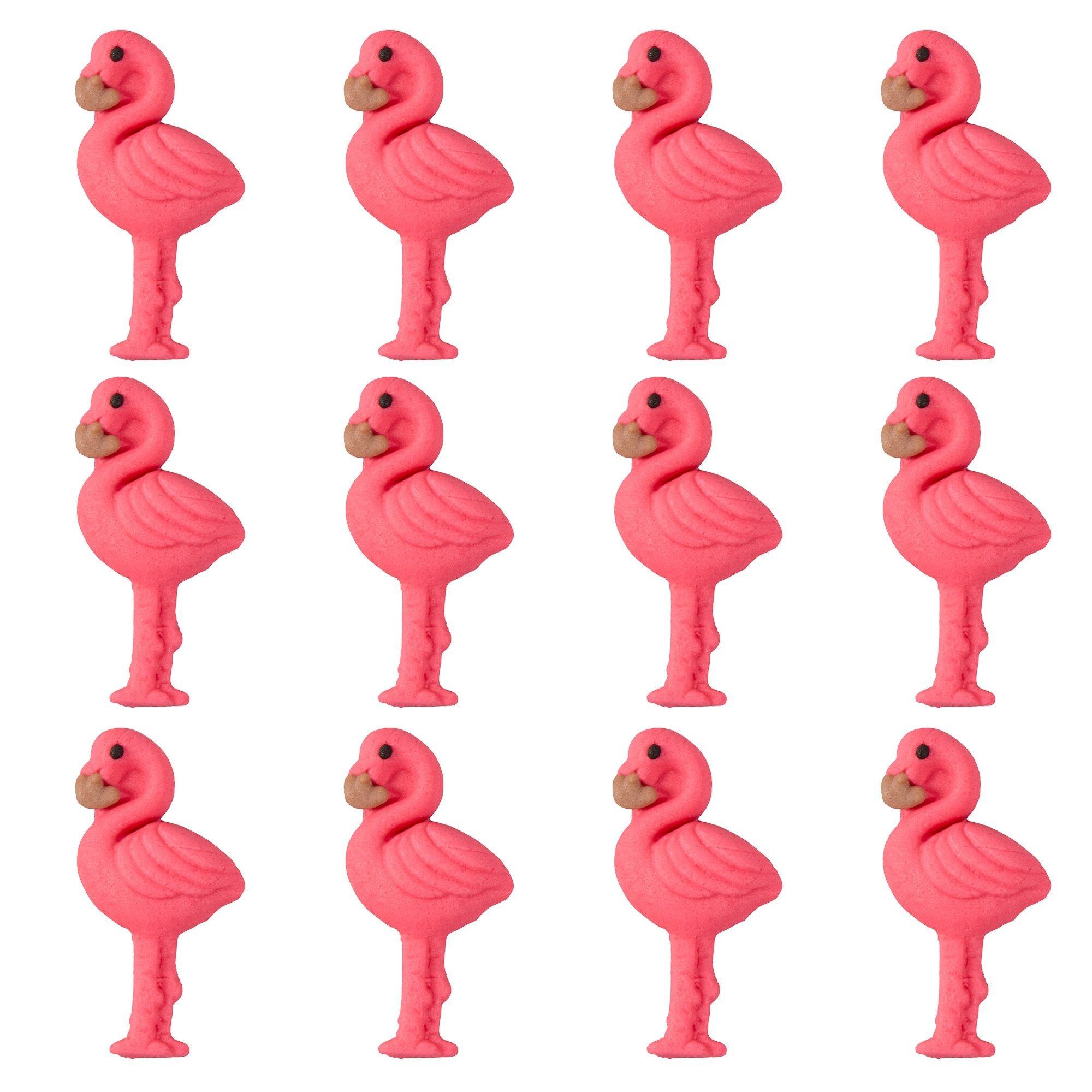 Wilton Flamingo Icing Decorations 12ct