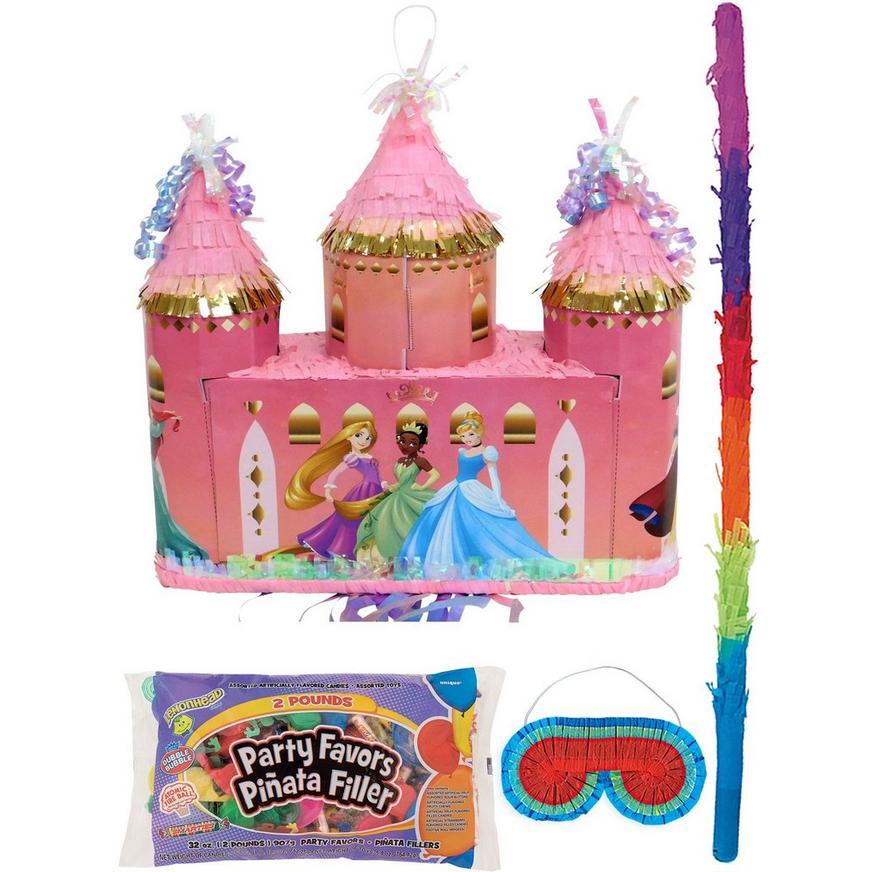 Disney Princess Castle Pinata Kit with Candy & Favors