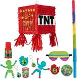 Pixelated TNT Block Pinata Kit with Favors