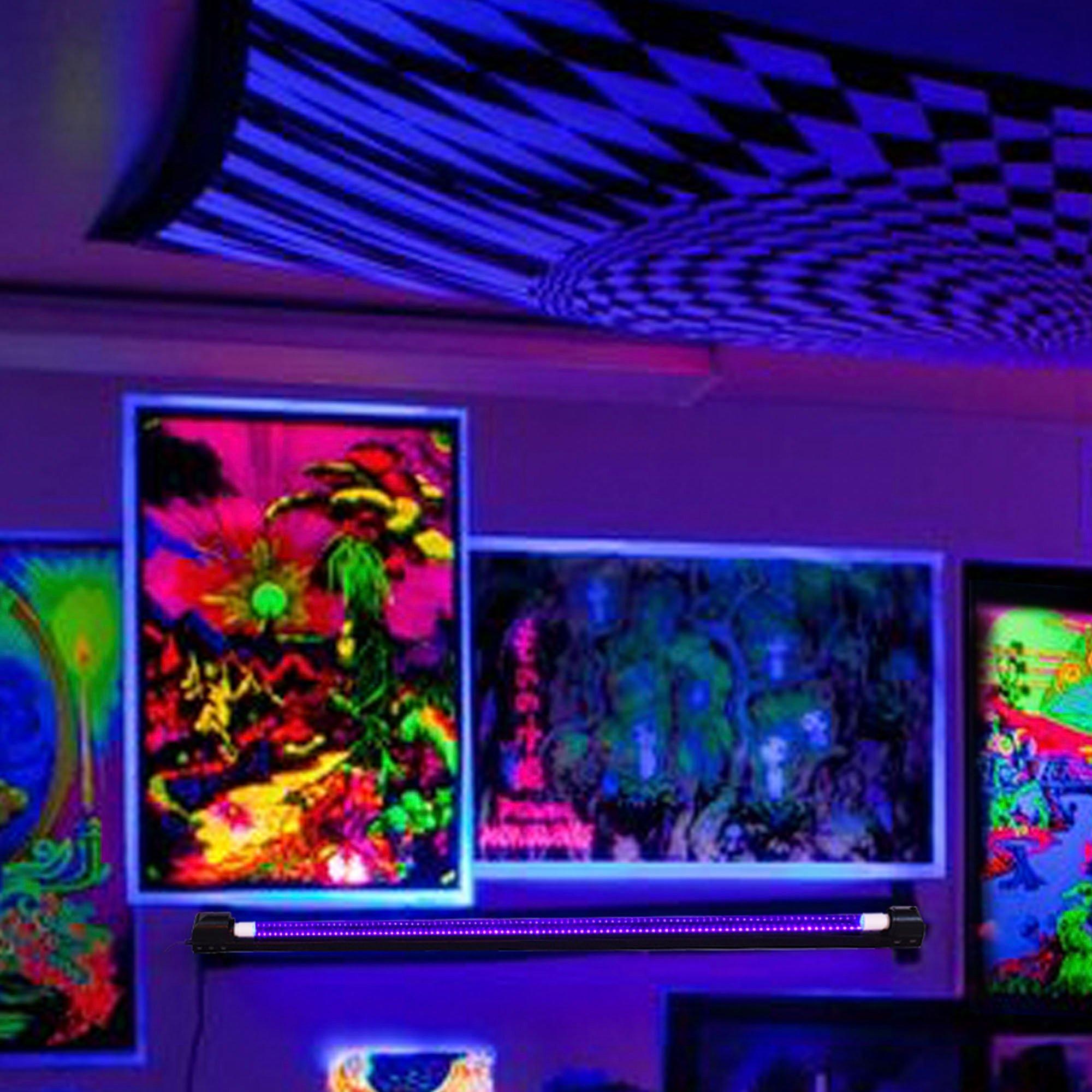 Vodka Black light Party  Black light room, Black lights bedroom