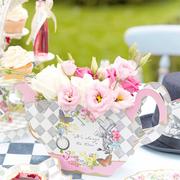 Alice in Wonderland Teapot Vase Centerpiece