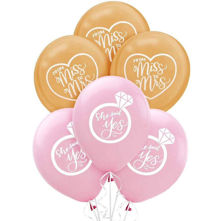 15ct, Mint to Be Wedding Balloons