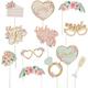 Mint to Be Floral Photo Booth Props 13ct