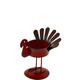 Red Turkey Tealight Candle Holder